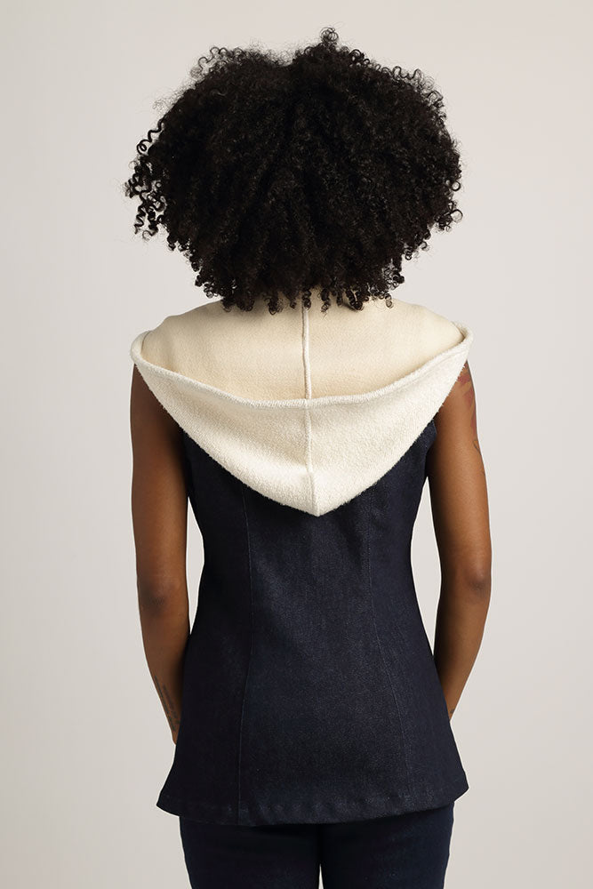 Anastasia Hooded Long Vest